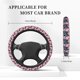 thumbnail image 3 of Balery Rose Flowers Fundas elásticas antideslizantes para volante, funda protectora universal para hombre y mujer, 15 pulgadas, accesorios para coche., 3 of 6