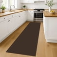 thumbnail image 2 of iOhouze Runner Rug 2x8 Non Slip Carpet Runners for Hallways Cotton Kitchen Runner Rugs with Rubber Backed Braided Indoor Floor Runners for Entryway Hallway Kitchen Bedroom, Brown/Coffee, 2 of 7