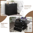 thumbnail image 6 of Homieasy 3-Drawer Wood Closet Organizer System - Multi-Functional Storage for Bedroom, Nightstand or End Table, 6 of 8