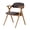 Style-3, variant on Folding Chairs with Armrest Wooden Stackable Dining Chair Stools with Padded Seats with Removable Cover Extra for Guests Kitchen Wedding Party