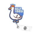 thumbnail image 1 of Funny Cartoon Pattern Badge Reel With Clip Closure For Workplace Graduation Induction Of Doctors Teachers Students And Workers, 1 of 4