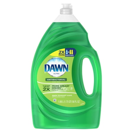 Dawn Ultra Antibacterial Dishwashing Liquid, Apple Blossom, 56 fl oz