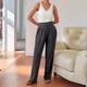 thumbnail image 2 of Pantalones de yoga anchos para mujer: cintura alta, holgados y cómodos, informales/deportivos, tejido ligero, talla real., 2 of 4