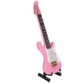 thumbnail image 2 of Mini Guitar Model, Guitar Model, Wood Musical Instrument Model Durable Pink For Home Friends, 2 of 8