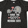 thumbnail image 4 of Inktastic Best Memaw Ever Grandchild Boys or Girls Baby Bodysuit, 4 of 5