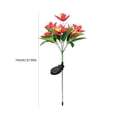 thumbnail image 3 of Solar Flowers Decorative Lights, Outdoor Garden Waterproof Flower Lights, Solar Stake Lights Home Decor, 3 of 3