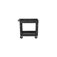 thumbnail image 2 of Carro De Servicio Rubbermaid 2Repisas, c/Ruedas, Negro,226Kg Rubbermaid FG9T6600BLA, 2 of 2