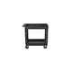 thumbnail image 2 of Carro De Servicio Rubbermaid 2Repisas, c/Ruedas, Negro,226Kg Rubbermaid FG9T6600BLA, 2 of 2