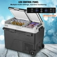 thumbnail image 4 of VEVOR Portable Car Refrigerator Dual Zone Portable Freezer, Compressor Cooler for Home, Outdoor, Camping, RV, Car 58 L / 61.5 QT, 4 of 5