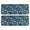Multicolor Cat and Fishbowl Blue, variant on Cat and Flower Blue Pattern Anti Fatigue Kitchen Rugs Set Of 2, Non Slip Washable Decorative Floor Mats for Sink Laundry and Home Use, 17"x47"