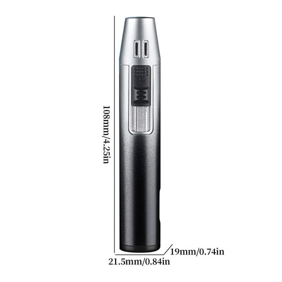 hulanddfd Torch Lighter, Refillable Lighter with Adjustable Flame Portable Small Spray Metal Lighter for Grill BBQ Candle Camping