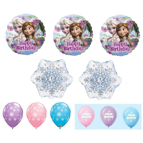 3 Frozen Disney Movie Birthday Party Balloons Decorations Supplies