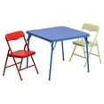 thumbnail image 5 of BizChair Kids Colorful 3 Piece Folding Table and Chair Set, 5 of 6