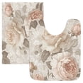 thumbnail image 7 of Yayeee Bath Rugs for Bathroom Floor Set of 2 Non Slip Fluffy Soft Absorbent Mat, Lace and Floral, 7 of 7