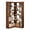 Retro, variant on Goldensoil 72.8" Large Wood Bookcase, 5 Tier Corner Shelf, L Shaped, White