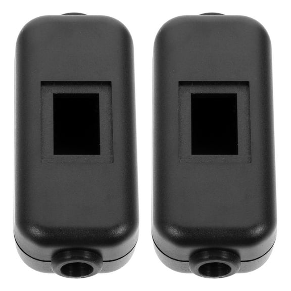 unbranded 2 Pcs Lamp Repair Kit on off Rocker Case Switch Toggle Battery Black