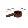 thumbnail image 2 of Zeceouar Coffee Spoons Beech Wooden Coffee Ground Spoon Measuring for Ground Beans or Tea Soup Cooking Mixing Stirrer Kitchen Tools Utensils, 2 of 4