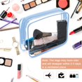 thumbnail image 4 of Set de bolsas de maquillaje APREUTY, PVC transparente, aprobado por la TSA, 6 unidades, 4 of 9