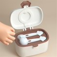thumbnail image 4 of WHEANG Portable Formula Container Sealed And Dispenser Travel Friendly Powder Box For Snacks And Rice Compact Design, 4 of 9