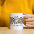 thumbnail image 2 of Dog Mama Mug, Dog Mom Coffee Cup, Dogs Lover Owner Gifts for Women, Pet Lover Gifts Ceramic Coffee Tea Mug 11 oz, 2 of 6