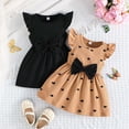 thumbnail image 2 of xfsWaSs Cute Baby Girls Dress 2 Pack Toddler Summer Dresses Ruffle Sleeveless Casual Sundress With Bowknot Baby Girl Beach Dress Sundresses 2-3 Years, 2 of 9