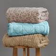 thumbnail image 5 of Joyfy Soft Lake Blue Fleece Throw Blanket Checkered 50x60 Inches, 280GSM Cozy Cute Blanket for Couch - Aesthetic Home Room Decor and Gift for Women, Mom, Girls, 5 of 7