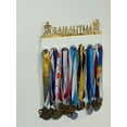 thumbnail image 7 of Custom Personalized Name girl karate Martial Art Taekwondo Medal Holder, Awards Display Organizer Hanger Rack with Hooks for 60+ Medals, Ribbons, Sports Of A Kind Made To Order With Your Name On It., 7 of 7