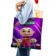 thumbnail image 4 of Zool Babies Bolso de tela con estampado de lienzo para mujer, bolsa de compras reutilizable y estética, con cremallera interior, regalo para mujer, 35 × 40 cm., 4 of 6