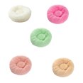 thumbnail image 4 of Ruiboury Double Remplissage Coton Fourrure Surface - Élasticité Supportée Tapis Rond Rose TP(30*30), 4 of 6