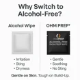 thumbnail image 4 of OHM PREP Alcohol-Free Skin Prep Wipe | 50 Wipes | Gentle Skin Cleaner for CGM, Patches & Medical Adhesives, 4 of 13