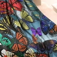 thumbnail image 3 of Multicolor Butterfly Group Pattern Blanket,Comfortable Soft Lamb Wool Throw Blanket,All Season,Warm Lightweight Blankets for Sofa Bed Couch Living Room Chair,50"x60", 3 of 4
