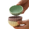 thumbnail image 1 of Easy Clean Dishwasher Safe Ceramic Ramekins For Individual Portions, Non-Stick Surface Vibrant Colors Oven Safe Porcelain Bakeware, 6 Vibrant Colors (4 Different Shapes), 1 of 5