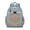 Sky-blue-12, variant on Fantasy Floral Indian Zen Spiritual Pattern School Backpack Adjustable Padded Straps Chest Buckle Water-Resistant Durable Bookbag