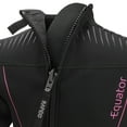 thumbnail image 5 of Rapido Boutique Collection Women's Equator Superior Flex Stretch Neoprene Wetsuit Shorty Scuba Snorkeling Surf Suit, BK-Pink - 08, 5 of 7