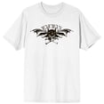 thumbnail image 4 of Men's Batman DC Comic Book Superhero White Short Sleeve Graphic Tee - 5XL, 4 of 6