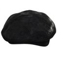 thumbnail image 2 of Ivy Weather Leather Duckbill Flat Cap - M - Black, 2 of 4