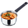 thumbnail image 1 of Vinod Tivoli Casserole en Acier Inoxydable Sans Couvercle 1.5L - Diamètre 16cm / Compatible Gaz & Induction / Fond SAS avec Noyau en Aluminium / Résistant à la Rouille, Durable/ Idéal pour Thé, Lait, Eau, Soupe & Sauces, 1 of 8