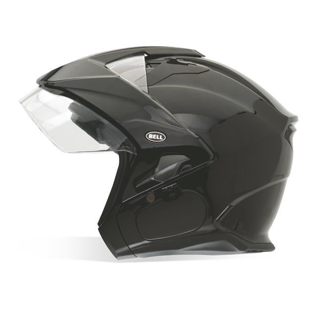 Bell Mag-9 Open Face Motorcycle Helmet Solid Gloss Black, Small 