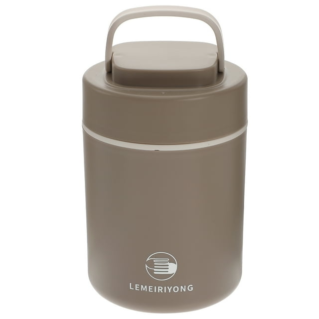Soup Mug Stainless Steel Soup Mug with Lid Portable Breakfast Cup with Handle for Student