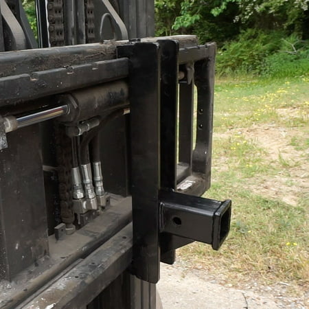 Trailer Hitch Receiver for Pallet Fork forks lift forklift skid steer