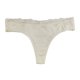 thumbnail image 5 of Tanga para mujer, bragas transparentes de tiro bajo con espalda en T Tanga de encaje sin costuras de algodón para mujer (2 piezas), 5 of 5