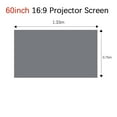 thumbnail image 2 of High Brightness Reflective HD Foldable Projector Screen 16:9 Home Projector Curtain, 2 of 6