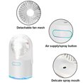 thumbnail image 3 of Mini humidificador con ventilador - Mini humidificador USB para dormitorio, escritorio de oficina, viajes y automóvil, 3 of 8