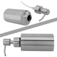thumbnail image 2 of KDJ 304 Stainless Steel Bathroom Sink Soap Dispenser Pump Up Liquid Dispenser Rust-Resistant Refillable Shower Gel Shampoo Bottle for Kitchen Bath 250ml, 2 of 10