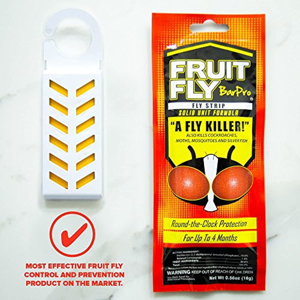 Fruit Fly BarPro 4 Month Protection Against Flies & Other Pests Clean & Odorless