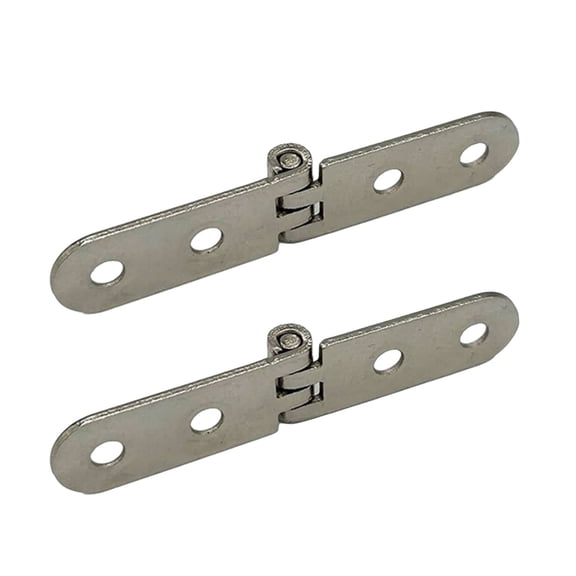 WINDLAND Pack Of 2 Iron Folding Hinges Rustproof Door Hinges for Furniture & Decoration