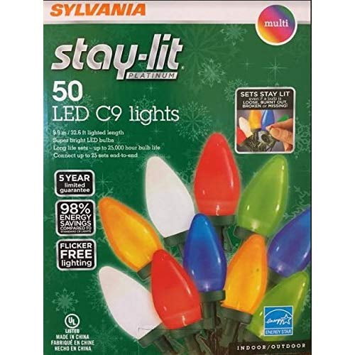 Sylvania StayLit Platinum LED Indoor/Outdoor Christmas String Lights