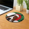 thumbnail image 5 of WIRESTER 7.88 in Round Mouse Pad with Non-Slip Rubber Base for Computers, Laptop, Office & Home - Basset Hound Dog Sad, 5 of 5