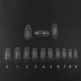 thumbnail image 4 of COOPHYA False Nails Clear Transparent ABS Nail Tool for Wedding and Prom 100Pcs Set, 4 of 7