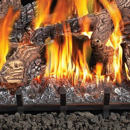 Napoleon Fiberglow 18 Inch Vent Free Propane Gas Log Set Open Box
